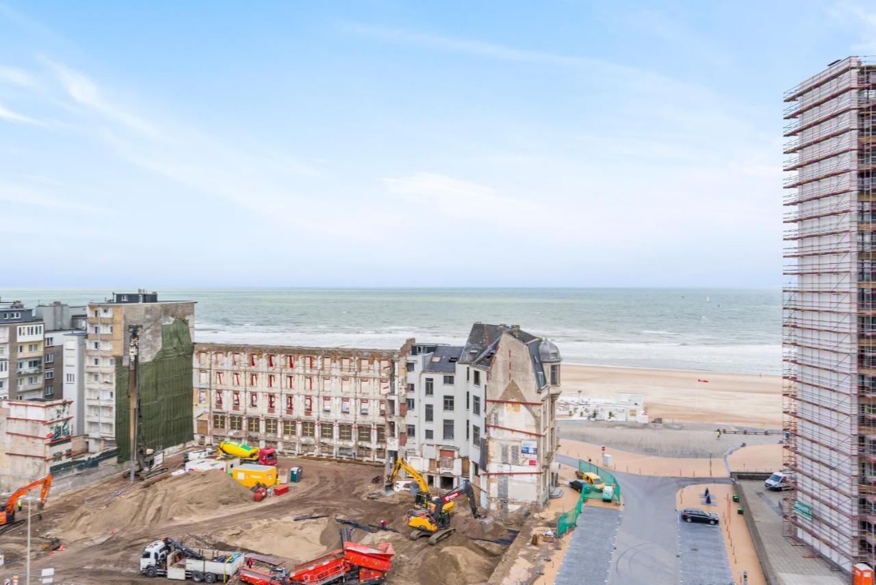 Luxueuze Vakantiestudio Met Zeezicht En Terras In Oostende Exterior photo